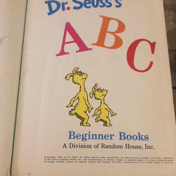 Dr. Seuss’s 1963 ABC Book 📚 Rare - Picture 4 of 8